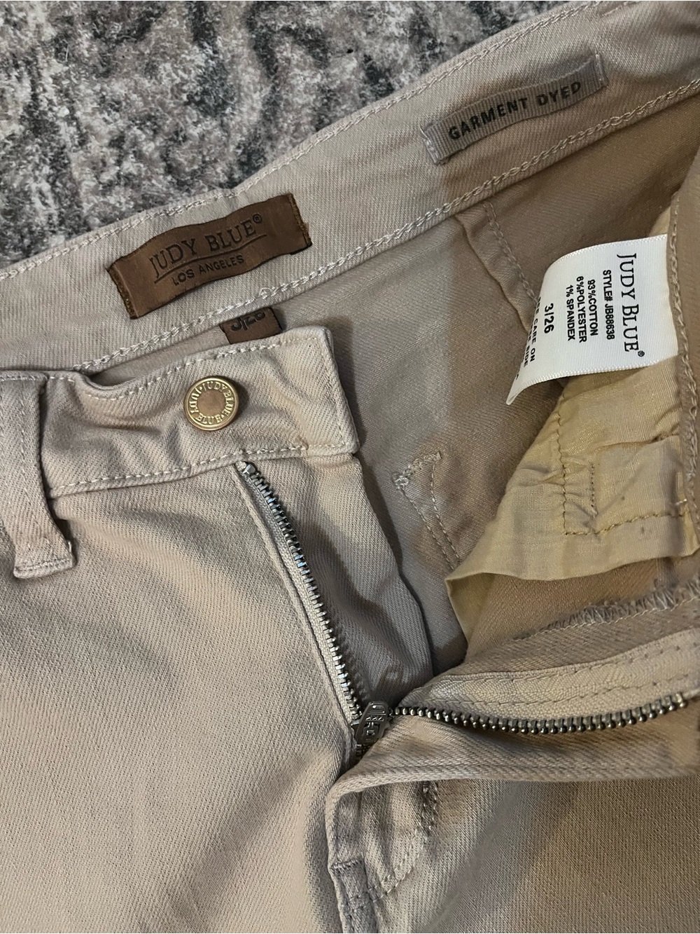 Judy Blue Women's Slim Jeans in Light Taupe